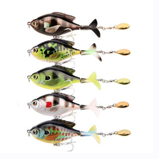 Rotating Propeller Floating Fishing Lure, 9.5cm/16.9g 5