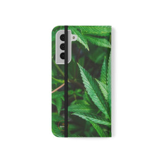 Marijuana leaf flip case 128