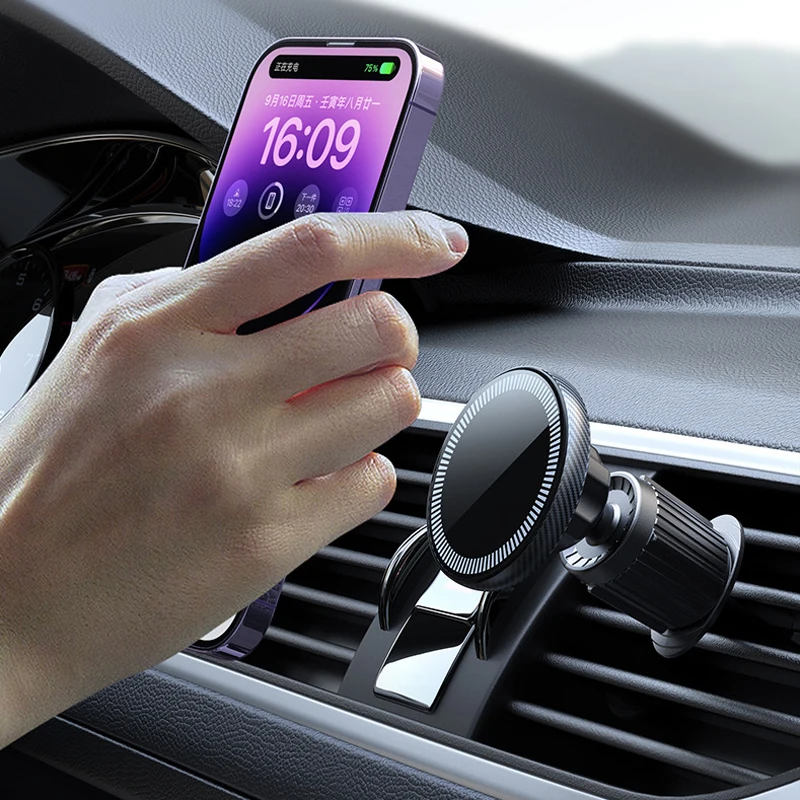 MagSafe-Style Magnetic Car Phone Mount, Air Vent 4