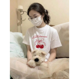Soft Chic Printed Loose T-Shirt | Women's Korean Style 4