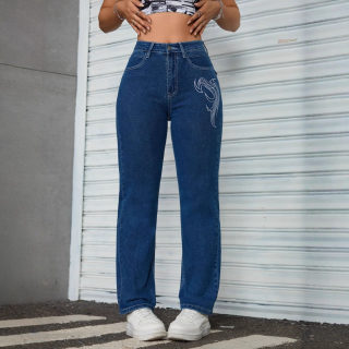 Washed Pocket Elastic Slim Fit Long Pants 5