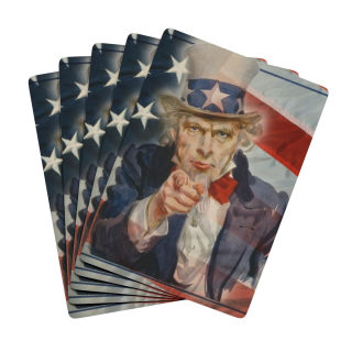 Uncle Sam Poker Playing Cards | American Flag Card Deck 4