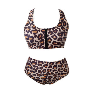 Plus Size Leopard Print bikini set 6