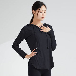 Fast-Drying Thin Yoga Hooded Top