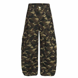Cool Camouflage Multi-Pocket Cargo Wide Leg Pants | Unisex