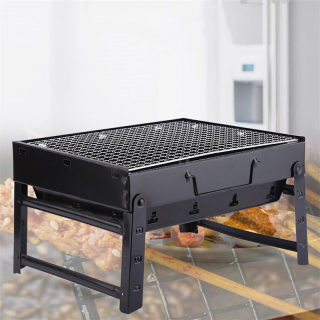 Foldable Charcoal Grill for Camping and Picnics