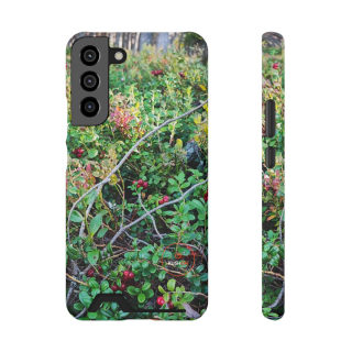 Wild berry bush phone case 22