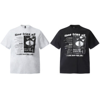 Letter Print Round Neck T-Shirt | Japanese Retro 5