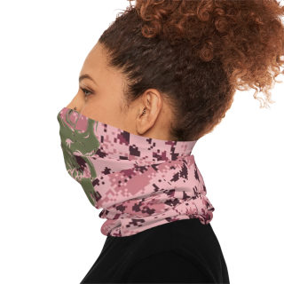 Pink Camo Skull Neck Gaiter 6