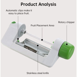 Multi-Function Vegetable & Fruit Slicer | Manual Rotary Peeler 3