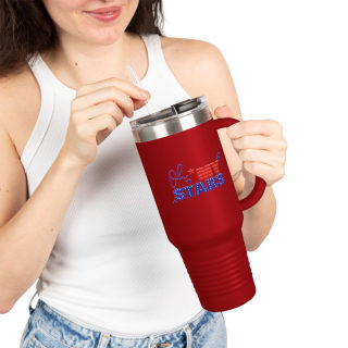 USA Stars insulated travel mug, 40oz