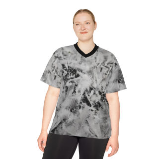 Frost Crystal Pattern Football Jersey | All-Over Print 3