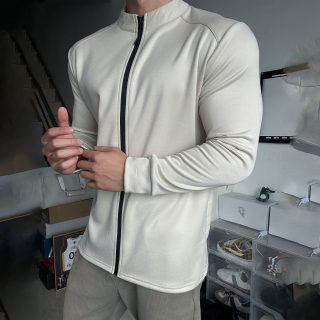 Winter Fleece Full-Zip Stand Collar Jacket | Outdoor Fitness 3