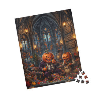 Pumpkin-Head Candy Feast Puzzle 110- 1014 Piece | Halloween Jigsaw 15