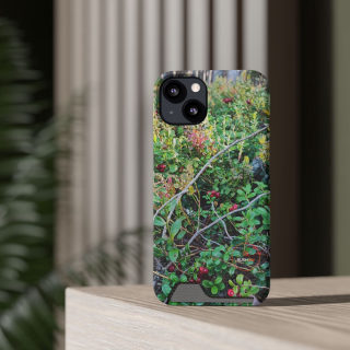 Wild berry bush phone case 98