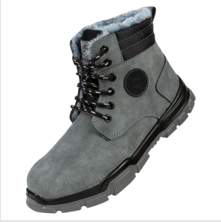 High-Top Winter Safety Shoes | Warm Padded Cotton Shoes