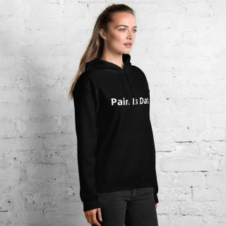 Unisex Hoodie "Pain is Data / EARNED IN SILENCE" 8
