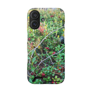 Wild berry bush phone case 46