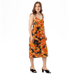 Tie-Strap Midi Dress 11