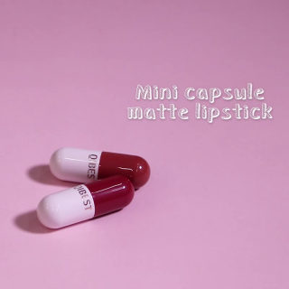 QIBEST Mini Capsule Lipstick Set, Velvet Matte 6