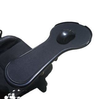 Extra-Large Chair Armrest Pad with Mouse Barrier and Wrist Support 5