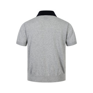 Loose Casual Knitted Polo Shirt 2