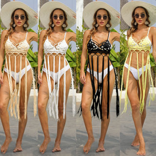 Crocheted bikini set