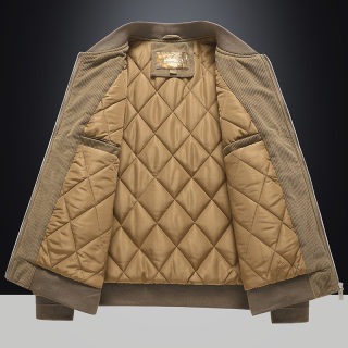 Autumn/Winter Corduroy Coat | Men's Padded Baseball Collar Jacket 6