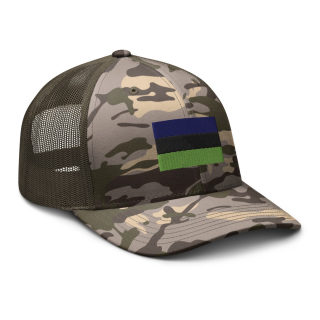 Camouflage Trucker Hat "EST Camo Flag" 14