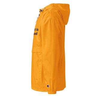 Embroidered Champion Packable Jacket "Dirt Is Good" 15