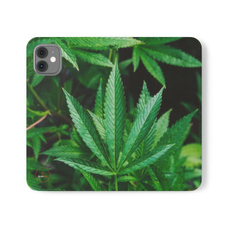 Marijuana leaf flip case 12