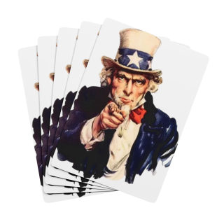 Uncle Sam Playing Cards | Poker Deck with Ace of Spades Design 4