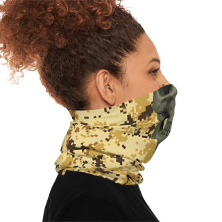 Desert Digital Camouflage Skull Neck Gaiter 6