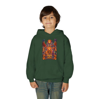 Spooky Pumpkin Patch Trick or Treat Kids Hoodie 24