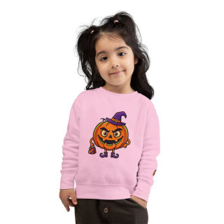 Jack-o'-Lantern Witch Pumpkin Toddler Sweatshirt
