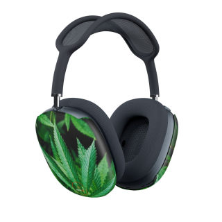 Marijuana leaf AirPods Max case | botanical pattern headphone covers 6