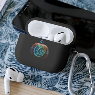 Neon Pumpkin Skull AirPods Case 27