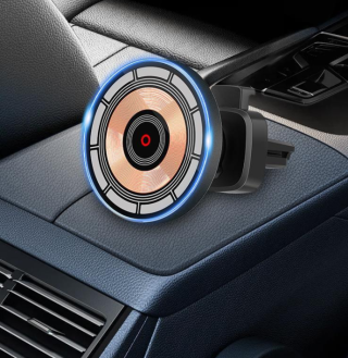 15W Magnetic Fast Wireless Car Phone Stand 4