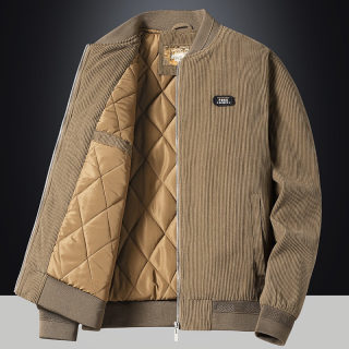 Autumn/Winter Corduroy Coat | Men's Padded Baseball Collar Jacket 2