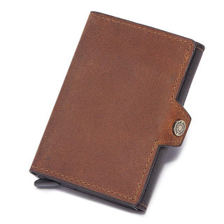 Men's Leather Card Holder | European Style Cowhide Coin Purse 2