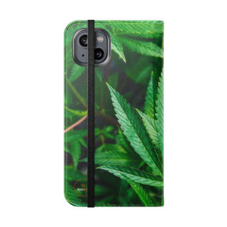 Marijuana leaf flip case 112