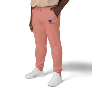 American flag embroidered sweatpants 58