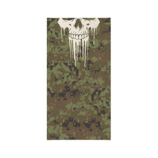 Dripping Skull Camo Neck Gaiter 2