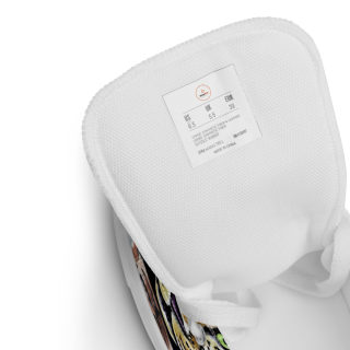 Men's High-Top Canvas Shoes "Lion Print" 6