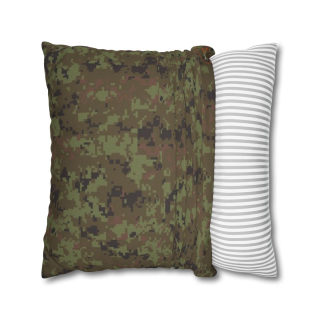 Green Digital Camo Pillowcase 15