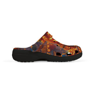 Trick or Treat Pumpkin Pattern Kid's Clogs 12