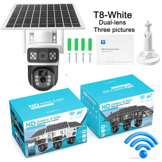 Solar-Powered WiFi Dual-Screen PTZ Camera with 10x Zoom 3