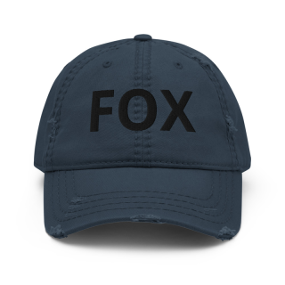 Distressed Dad Hat FOX