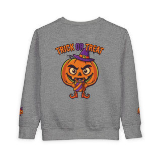 Jack-o'-Lantern Witch Pumpkin Toddler Sweatshirt 12