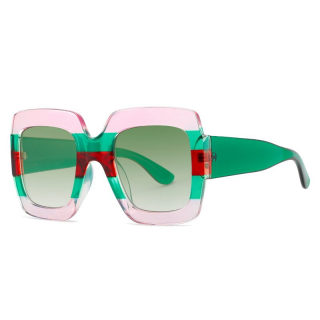 Retro-Style Square Large-Frame Fashion Sunglasses 6